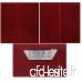 BETZ Lot de 10 Serviettes d'invité Taille 30x50 cm 100% Coton Premium Couleur Gris Anthracite et Rouge foncé - B00TYJ9N4M